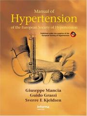 Cover of: Manual of Hypertension of The European Society of Hypertension by 