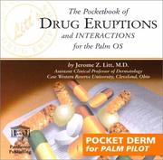 Cover of: The Pocketbook of Drug Eruptions and Interactions for Palm Pilot (or Palm OS) by Jerome Z. Litt