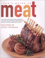Cover of: Cook's Guide to Meat by Lucy Knox