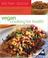 Cover of: Vegan Cooking for Health
