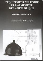 Cover of: Journal of Roman Military Equipment Studies | Michel Feugere