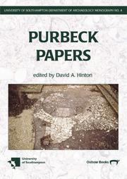 Cover of: Purbeck Papers (University of Southampton Department of Archaeology Monograph, 4)