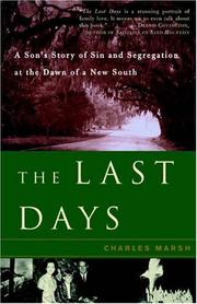 Cover of: The Last Days | Charles Marsh