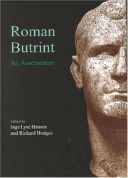 Roman Butrint by Inge Lyse Hansen, Richard Hodges
