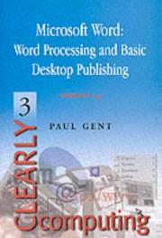 Cover of: Microsoft Word (Clearly Computing)