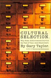 Cover of: Cultural selection