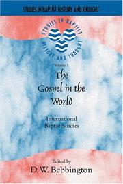 Cover of: The Gospel in the World