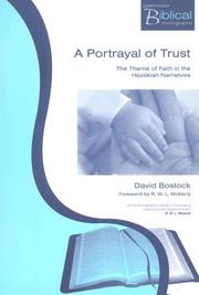 Cover of: Portrayal Of Trust, A/ P.b.m. (Paternoster Biblical Monographs)