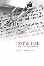 Cover of: Text and Task