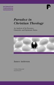 Cover of: Paradox in Christian Theology (Paternoster Theological Monographs) (Paternoster Theological Monographs) (Paternoster Theological Monographs)