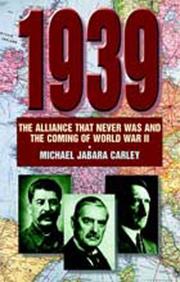 Cover of: 1939 | Michael Jabara Carley