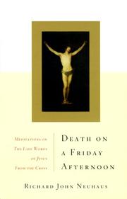 Cover of: Death on a Friday Afternoon: Meditations on the Last Words of Jesus from the Cross