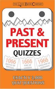 Cover of: PAST AND PRESENT QUIZZES.