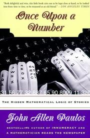 Cover of: Once Upon a Number : The Hidden Mathematical Logic of Stories
