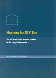 Cover of: Homes to DIY for by James Barlow, Robert Jackson, Jim Meikle