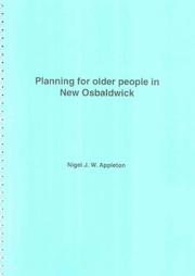 Cover of: Planning for Older People in New Osbaldwick