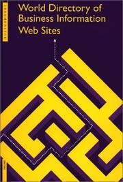 Cover of: World Directory of Business Information Web Sites 2002 (World Directory of Business Information Web Sites)