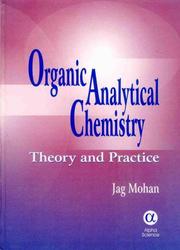 Cover of: Organic Analytical Chemistry by Jag Mohan