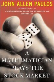 Cover of: A Mathematician Plays the Stock Market by John Allen Paulos