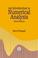 Cover of: Introduction to Numerical Analysis