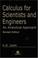 Cover of: Calculus for Scientists and Engineers