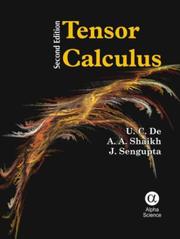 Cover of: Tensor Calculus | U. C. De