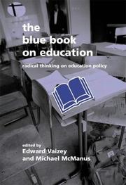 Cover of: Blue Book on Education