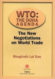 Cover of: WTO: The Doha Agenda: The New Negotiations on World Trade