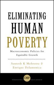 Cover of: Eliminating Human Poverty: Macroeconomic and Social Policies for Equitable Growth (International Studies in Poverty Research)