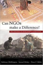 Cover of: Can NGOs Make a Difference?: The Challenge of Development Alternatives