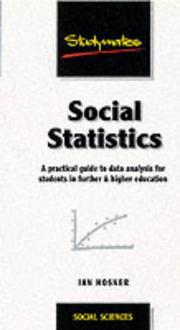 Cover of: Social Statistics