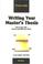 Cover of: Writing Your Master's Thesis (Studymates)