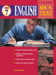 Cover of: English Test Techniques (Qca Test Techniques) by Keith Brindle