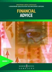 Front cover of Financial Advice by Unknown