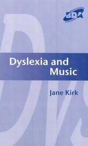 Cover of: Dyslexia and Music