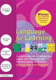 Cover of: Language for Learning: A Practical Guide For Support (David Fulton Books)