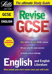 Cover of: Revise GCSE English & English Literature (Revise GCSE)