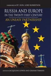 Cover of: Russia and Europe in the Twenty-First Century by 