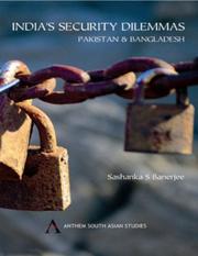 Cover of: India's Security Dilemmas by Sashanka S. Banerjee