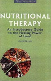 Cover of: Nutritional Therapy (New Perspectives)