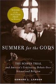 Cover of: Summer for the Gods by Edward J. Larson