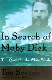 Cover of: In search of Moby Dick by Timothy Severin