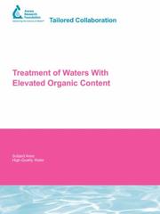 Cover of: Treatment of Waters With Elevated Organic Content (Awwarf Report Series) by 
