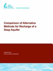 Cover of: Comparison Of Alternative Methods For Recharge Of A Deep Aquifer (AwwaRF Report)