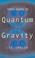 Cover of: Three Roads to Quantum Gravity