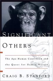 Cover of: Significant others by Craig B. Stanford, Craig B. Stanford