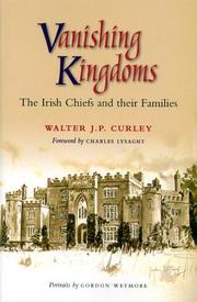 Cover of: Vanishing Kingdoms by Walter J. P. Curley