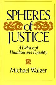 Cover of: Spheres of Justice by Michael Walzer