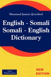 English - Somali; Somali - English Dictionary;INGRISI SOOMAALI - SOOMAALI INGRISI  QAAMUUS by Maxamud, Jaamac Qoorsheel