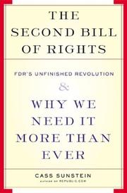 Cover of: The second bill of rights by Cass R. Sunstein